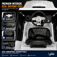 iGlide®  Kids Electric Ride On Car AMG Mercedes G63 Red
