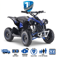 iGlide® Kids Electric Ride On Quad Bike 1000W Brushless 36V 5XL