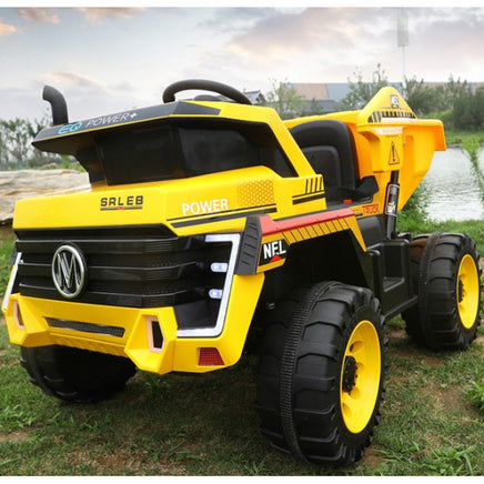  Kids Electric Ride On i-Glide™ Tipper Truck 4X4 Yellow 