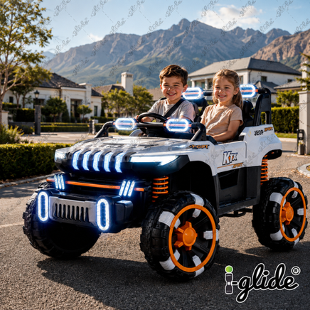  Kids Electric Ride On Car iGlide® Mega Jeep 4X4 5XL 