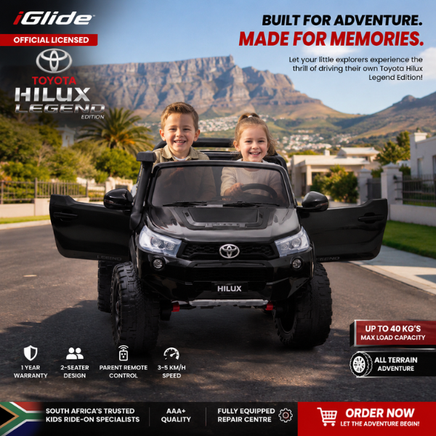  iGlide® Kids Electric Ride On Car Licensed Legend Edition Toyota Hilux 