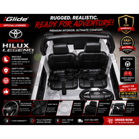 iGlide® Kids Electric Ride On Car Legend Edition Toyota Hilux Pink