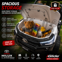 iGlide® Kids Electric Ride On Car Legend Edition Toyota Hilux White