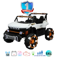 Kids Electric Ride On Car Mega Jeep 4X4 5XL