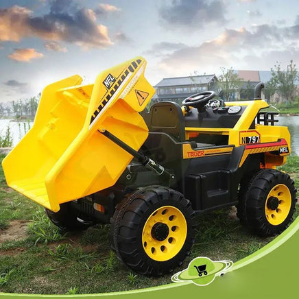 Kids Electric Ride On i-Glide™ Tipper Truck 4X4 Yellow 