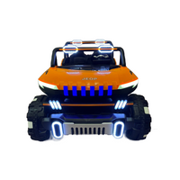 Kids Electric Ride On Car Mega Jeep 5XL Orange
