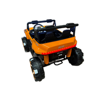 Kids Electric Ride On Car Mega Jeep 5XL Orange