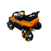 Kids Electric Ride On Car Mega Jeep 5XL Orange
