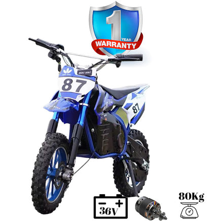  iGlide® Kids Electric Ride On Dirt Bike 1000W Brushless 36V 5XL 