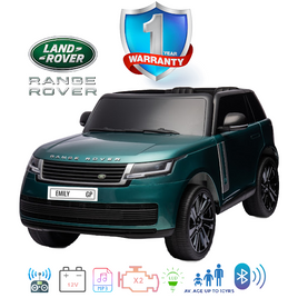 Kids Electric Ride On Car Licensed Range Rover SV Edition Lake Green Limited Edition