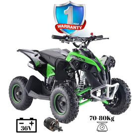 i-Glide™ Kids Electric Ride On Blast Quad Bike 800W 36V 5XL