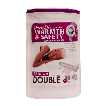  Pure Pleasure™ Tie-Down Electric Blanket 