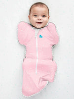Love to Dream Swaddle Up Lite Pink Stars - Stage 1 0.2TOG 3-6M