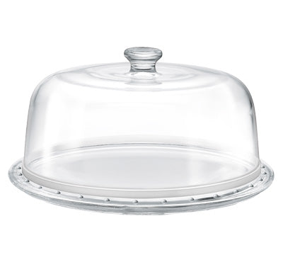  Borgonovo® Palladio Cake Plate 31 W/Dome 