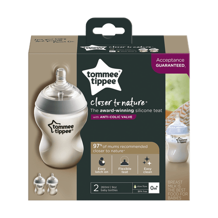  Tommee Tippee Closer to Nature Baby Bottle 260ml 1pck 