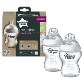 Tommee Tippee Closer to Nature Baby Bottle 260ml 2Pack