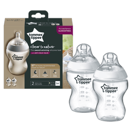 Tommee Tippee Closer to Nature Baby Bottle 260ml 3pck