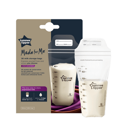  Tommee Tippee Closer To Nature Breast Milk Storage Bags 