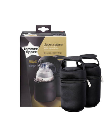  Tommee Tippee Portable Insulated Bottle Bags 2 Pack 