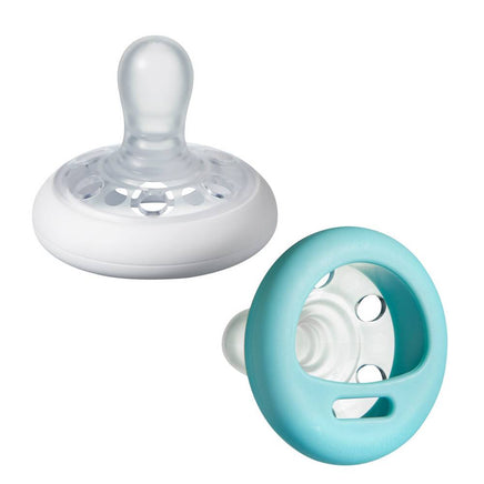  Tommee Tippee Breast-Like Soother 0-6M 2Pack 