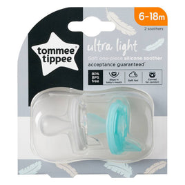 Tommee Tippee Ultra-Light Silicone Soother 6-18M 2Pack