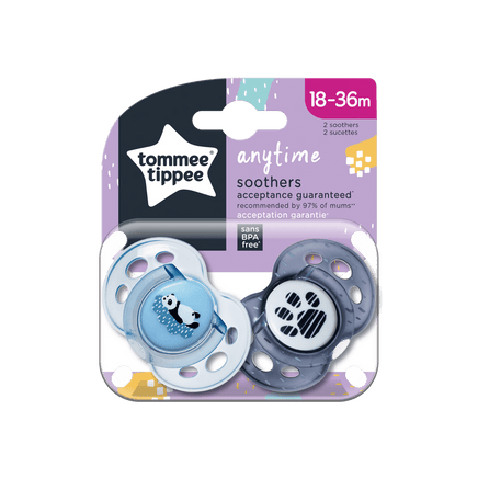  Tommee Tippee Anytime Soother 18-36M 2 Pack 