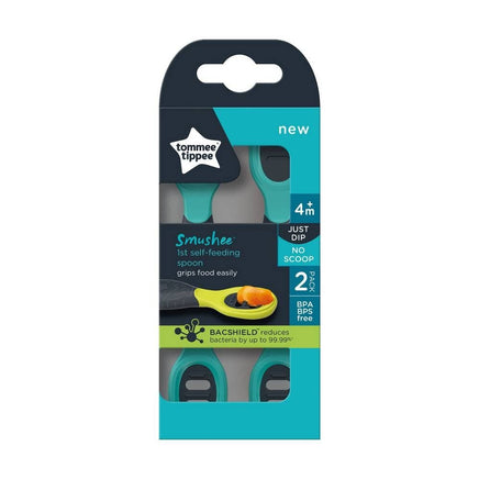 Tommee Tippee Smushee First Self-Feeding Weaning Spoons 4M+ 