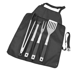 Alva™ - 5Pc Roll Up BBQ Tool Set