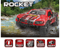 4WD Rocket Truck RC Car 1:16-Orange