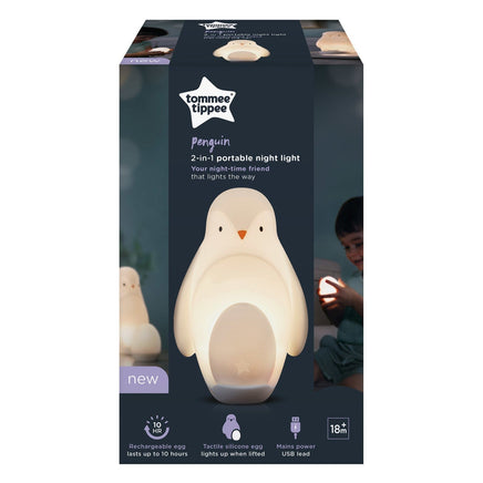  Tommee Tippee Penguin 2-in-1 Portable Night Light 