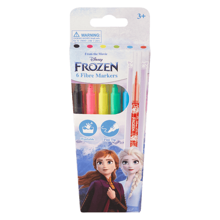  Disney Stationery Frozen 6 Fibre Markers 