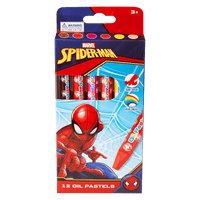 Marvel Stationery Spider-Man 12 Oil Pastels