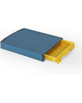 Fine Living Chop/Clear Board yellow/blue