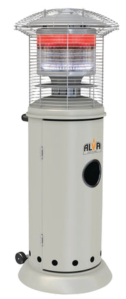  Alva™ -  Short Stand Gas Patio Heater - White 