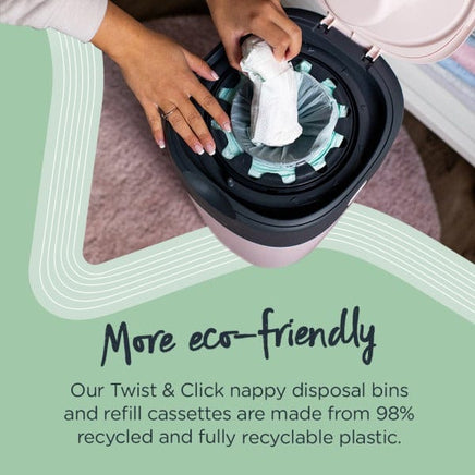  Tommee Tippee Twist And Click Nappy Disposal Refills 