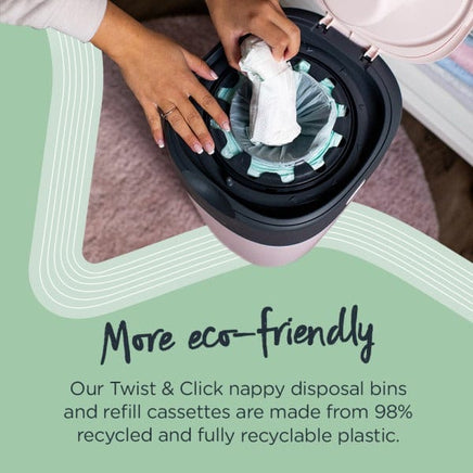  Tommee Tippee Twist And Click Nappy Disposal Refills 