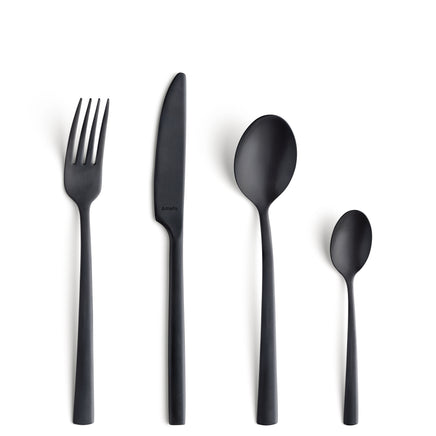  Amefa Manille Black Cutlery Set 16pc 