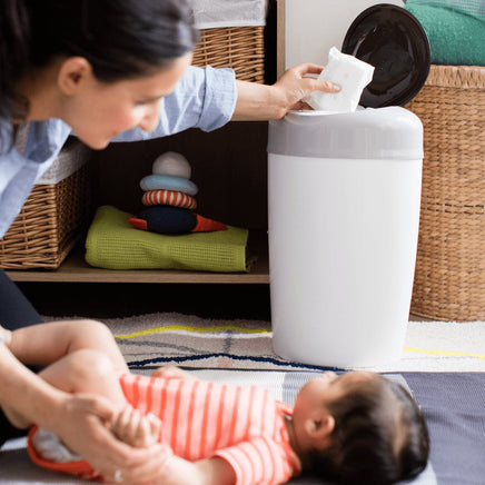  Tommee Tippee Simplee Sangenic Nappy Disposal Bin Eco-Friendlier - Grey 