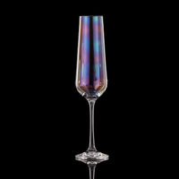 Bohemia Cristal Glassware - Bar Retro Clear Shine Flute (2)