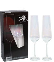 Bohemia Cristal Glassware - Bar Retro Clear Shine Flute (2)