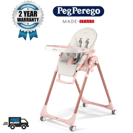 Peg Perego Prima Pappa follow me adjustable movable high chair with wheels