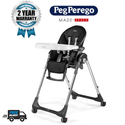 Peg Perego Prima Pappa follow me adjustable movable high chair with wheels