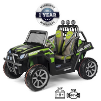 Kids Electric Ride On Peg Perego Polaris Ranger RZR Greenshadow 24V 6XL