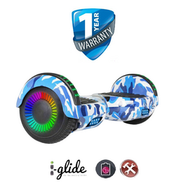 Hoverboard™ i-Glide 6.5" Bluetooth - Blue Army