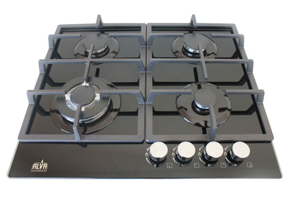  Alva™ - 4-Burner Gas Hob Glass Top 