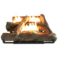 Alva™ - Log Fireplace Gas Heater 670mm
