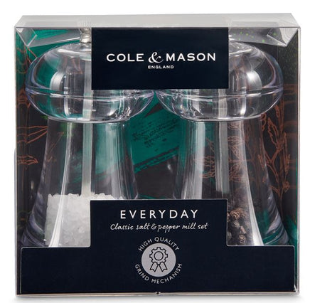  Cole & Mason - Everyday 110mm Classic Salt & Pepper Mill Set 