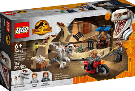  LEGO® Jurassic World Atrociraptor Dinosaur: Bike Chase 76945 