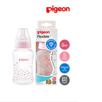 Pigeon Flexible Streamline Slim-Neck Bottle Pink 150ml