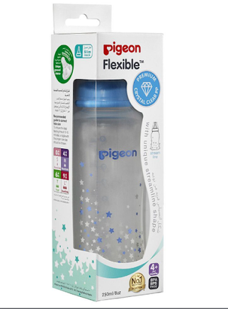  Pigeon Flexible Streamline Bottle 250ml Blue Star 